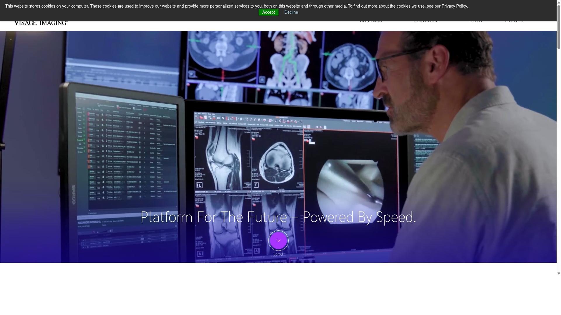 Visage 7 website